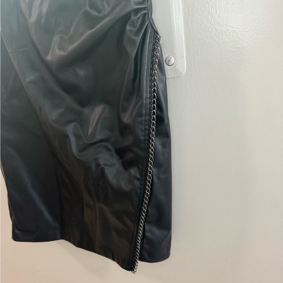 Zara leather strapless dress - Picture 4 of 4